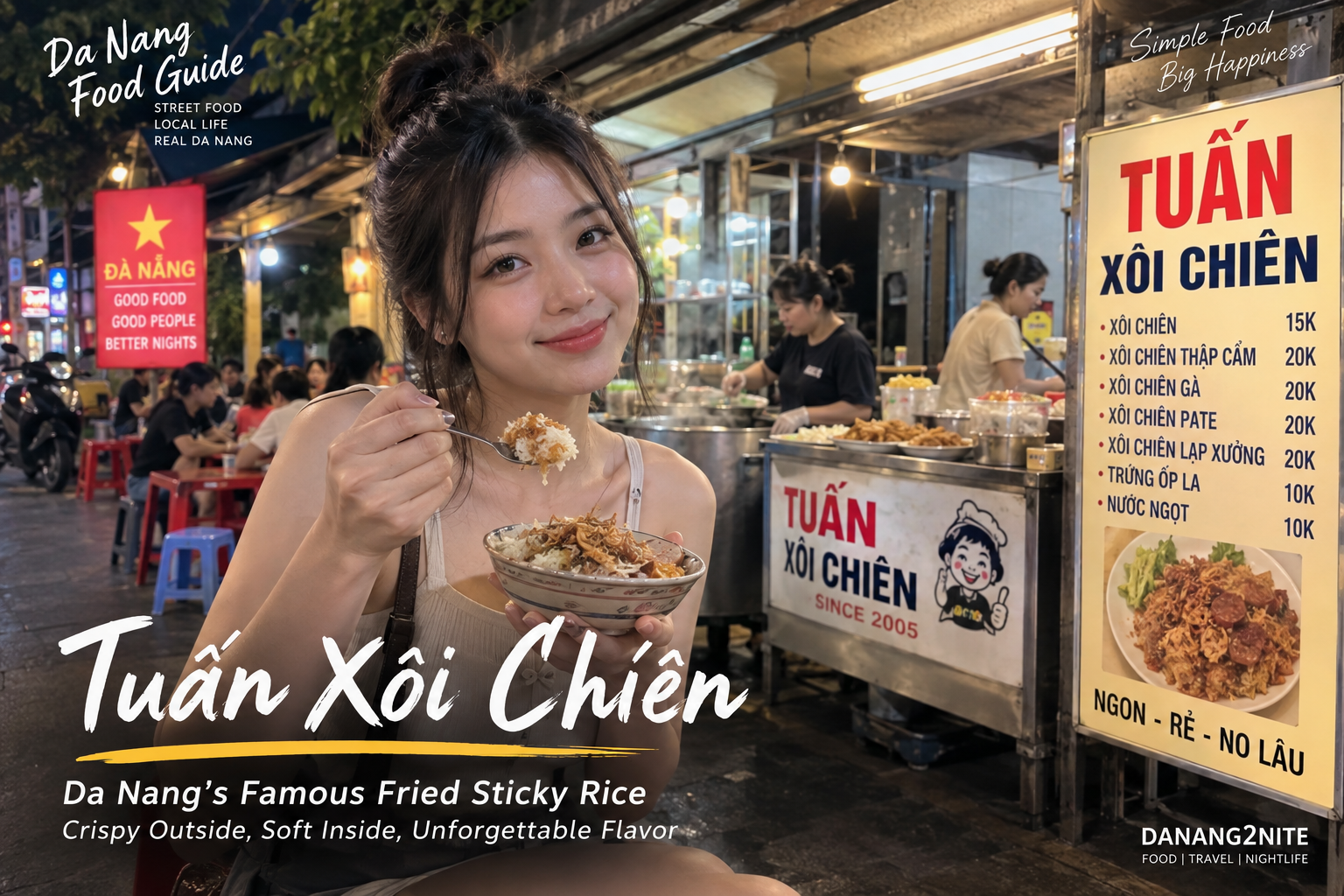 Tuan Xoi Chien Da Nang｜Fried Sticky Rice, Prices & Late-Night Guide